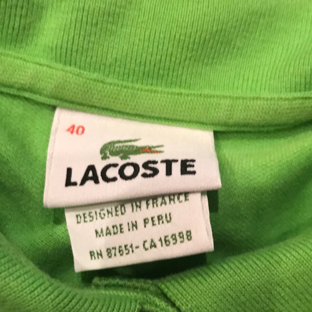 👠bundle of two Lacoste tops - Picture 6 of 6